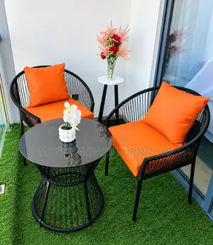Able Modern Outdoor Chairs & Table Set