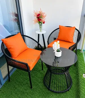 Able Modern Outdoor Chairs & Table Set