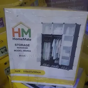 Brand New Portable 3column Plastic Wardrobe