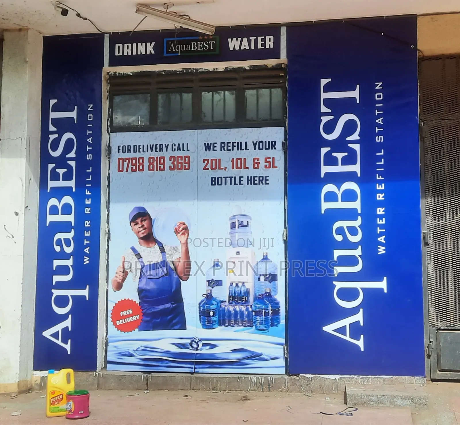 Water Refill Shops Branding