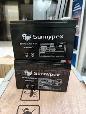 Sunnypex 12V 7Ah Deep Cycle Solar Gel Battery