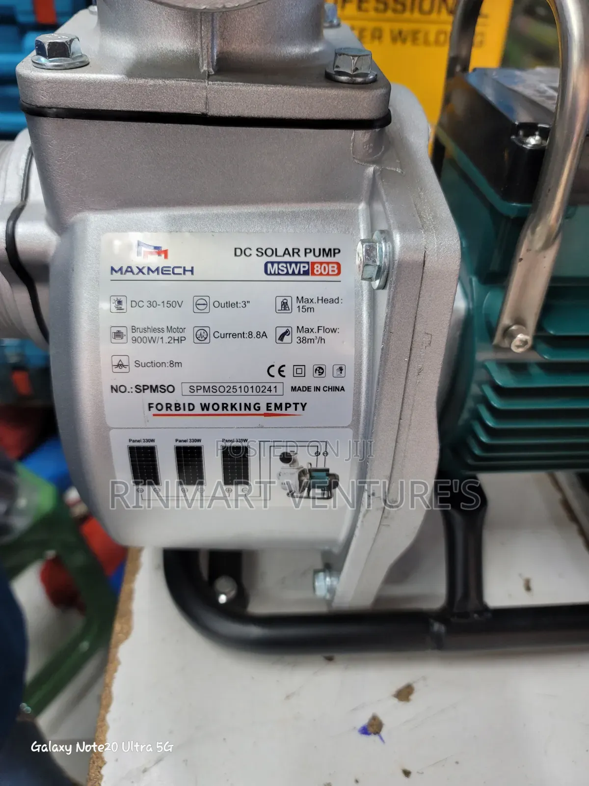 Maxmech Solar Surface Pump 15m
