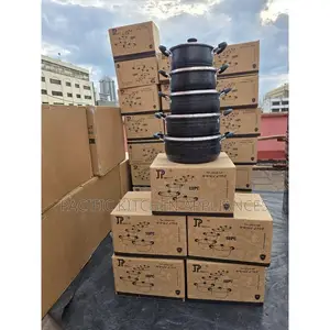JP 10 Pieces Heavy Granite Coated Non-Stick Cooking Pot