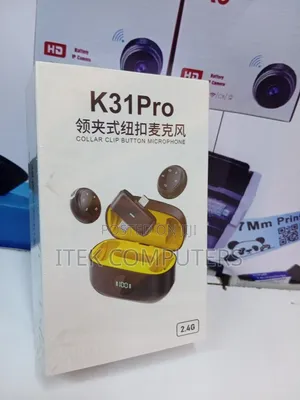 K31 Pro Clip-on Microphone for Online Teaching and Presentations