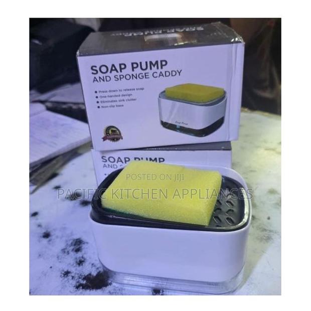 Soap Pump and Sponge Caddy for Kitchen Use - thumbnail 2