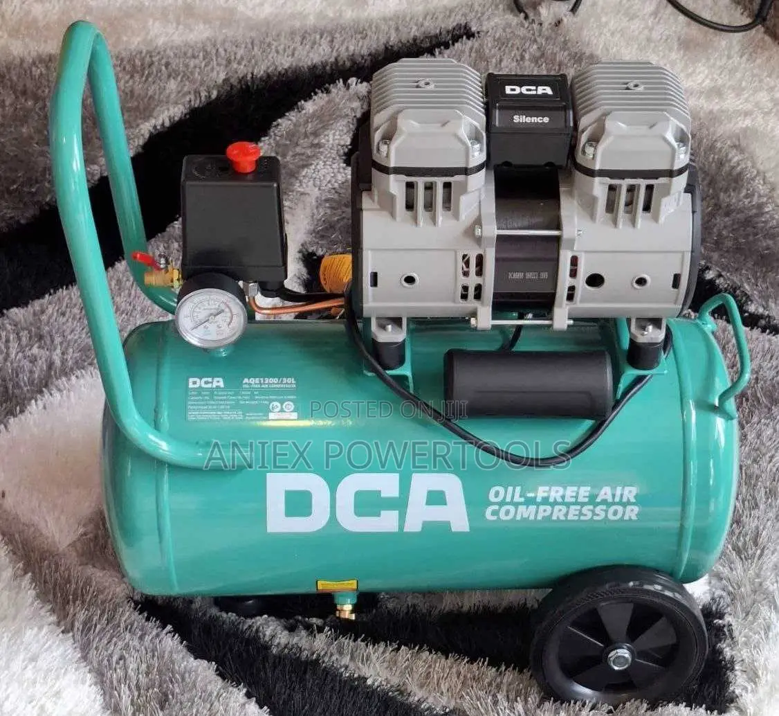 DCA AQE1300/30L Silent Oil-Free Air Compressor 30L