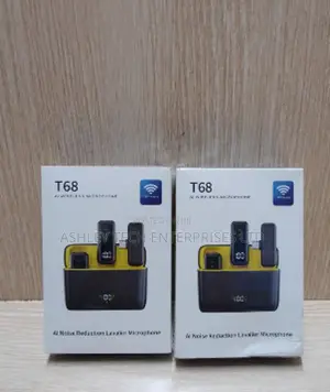 T68 Wireless Lavalier Mic – Perfect for Content Creators