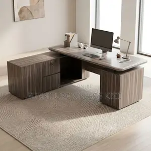 1.6M Office Desk With Side Extension