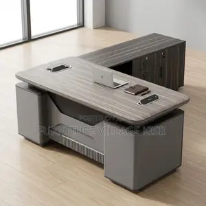 1.6M Office Desk With Side Extension