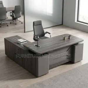 1.6M Office Desk With Side Extension