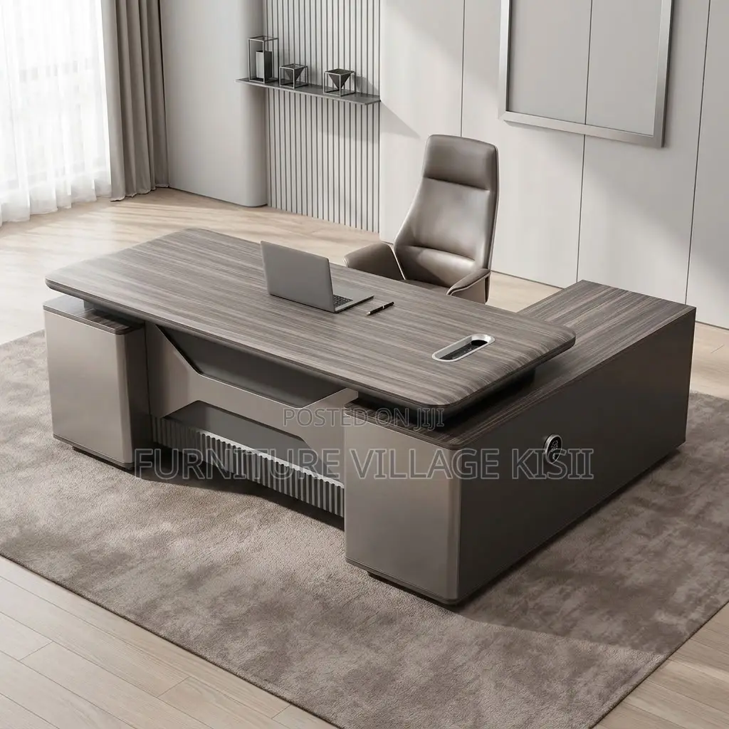 1.6M Office Desk With Side Extension