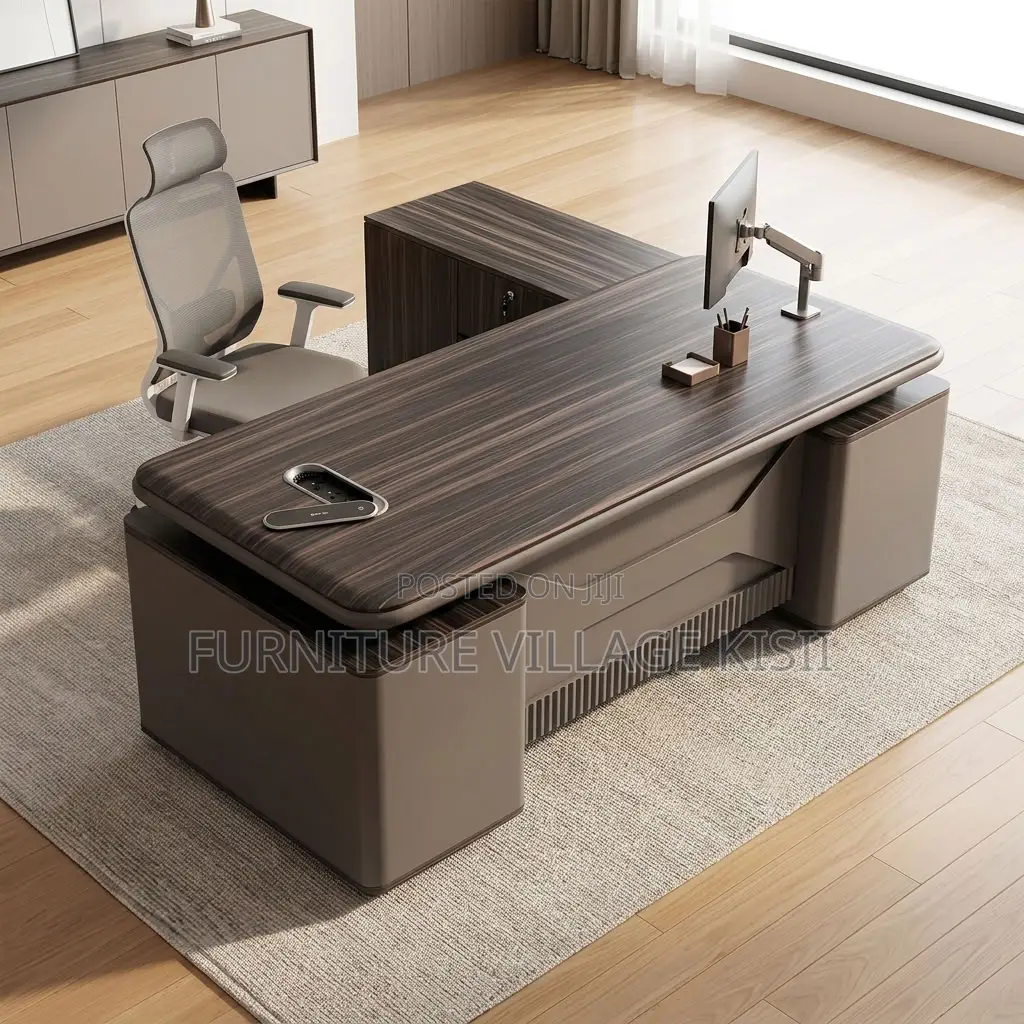 1.6M Office Desk With Side Extension