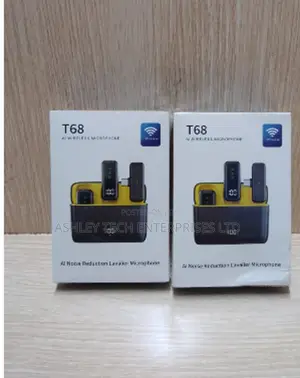 T68 Wireless Dual Lapel Mic – Clear Voice Recording