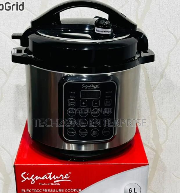 Signature 6 Litres Electric Pressure Cooker With Timer  - main view