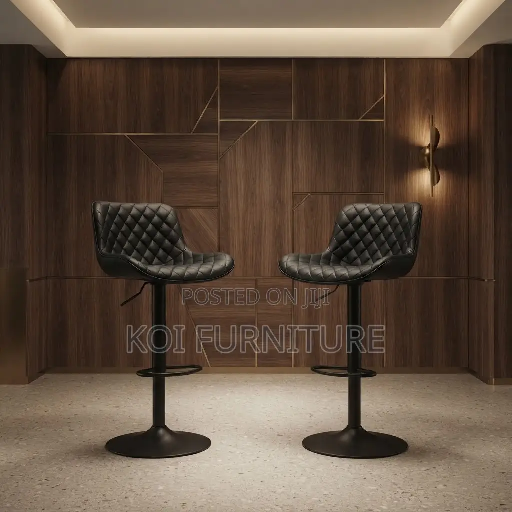 Barstool; Recliner Ergonomic Leather Barstools