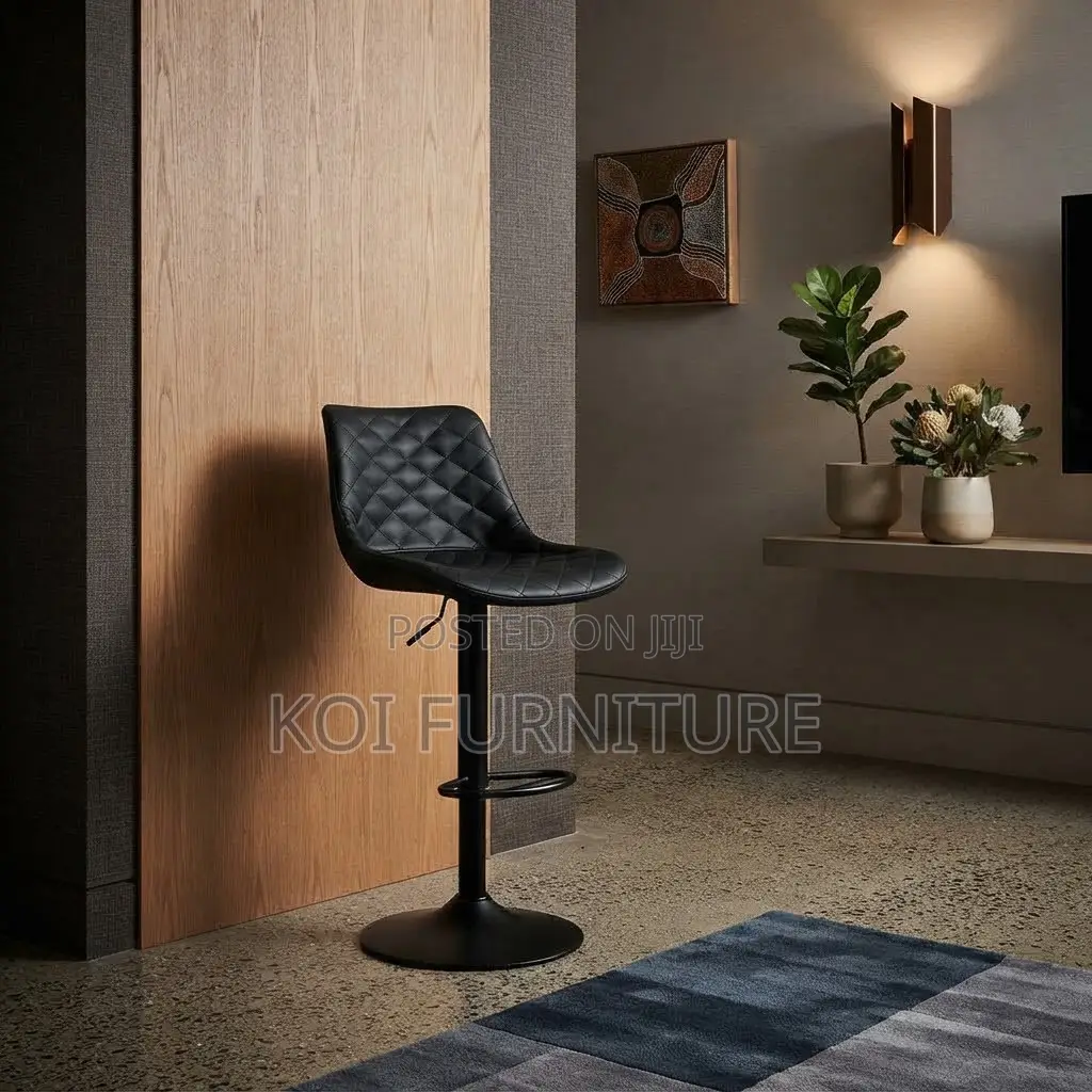 Barstool; Recliner Ergonomic Leather Barstools