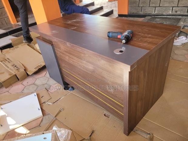 Walnut Executive Office Table - main view