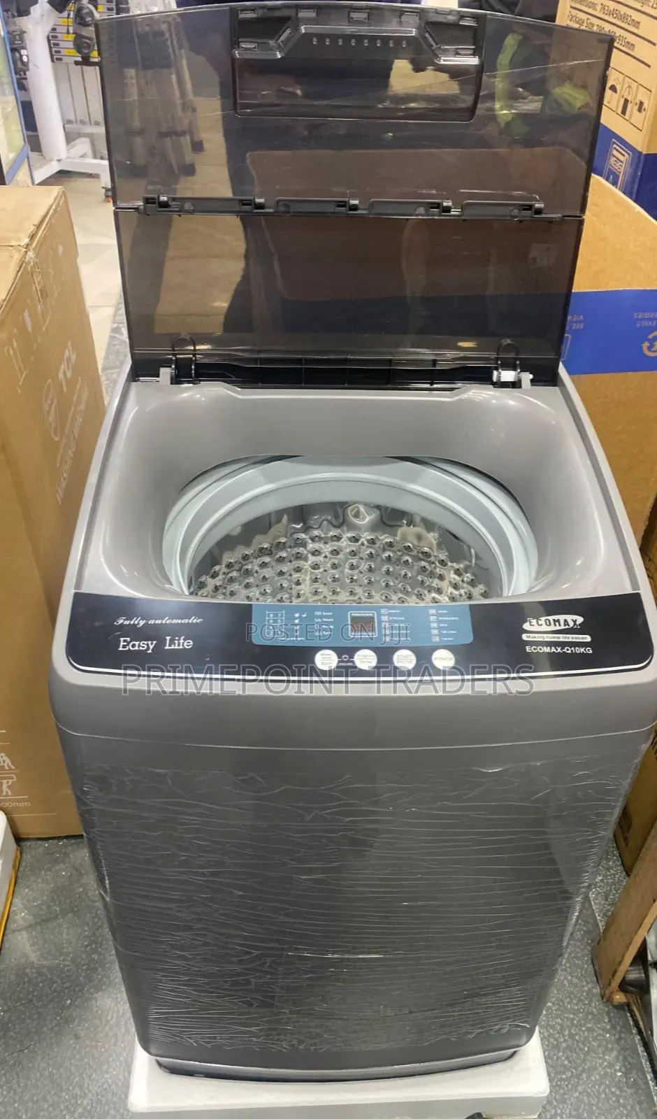 Ecomax 10KG Fully Automatic Top Loader Washing Machine Large Capacity