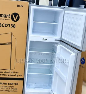 Fridge Volsmart 138 Litres Top Freezer Double Door Refrigerator