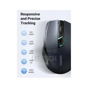 UGREEN MU006 (UG-15063)full-size Right-Handed Ergonomic Wireless Mouse