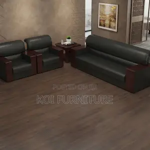 Office Sofa; Leather Five Seaters Executive Diplomats Sofa Set