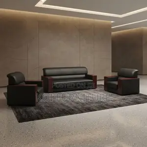 Office Sofa; Leather Five Seaters Executive Diplomats Sofa Set