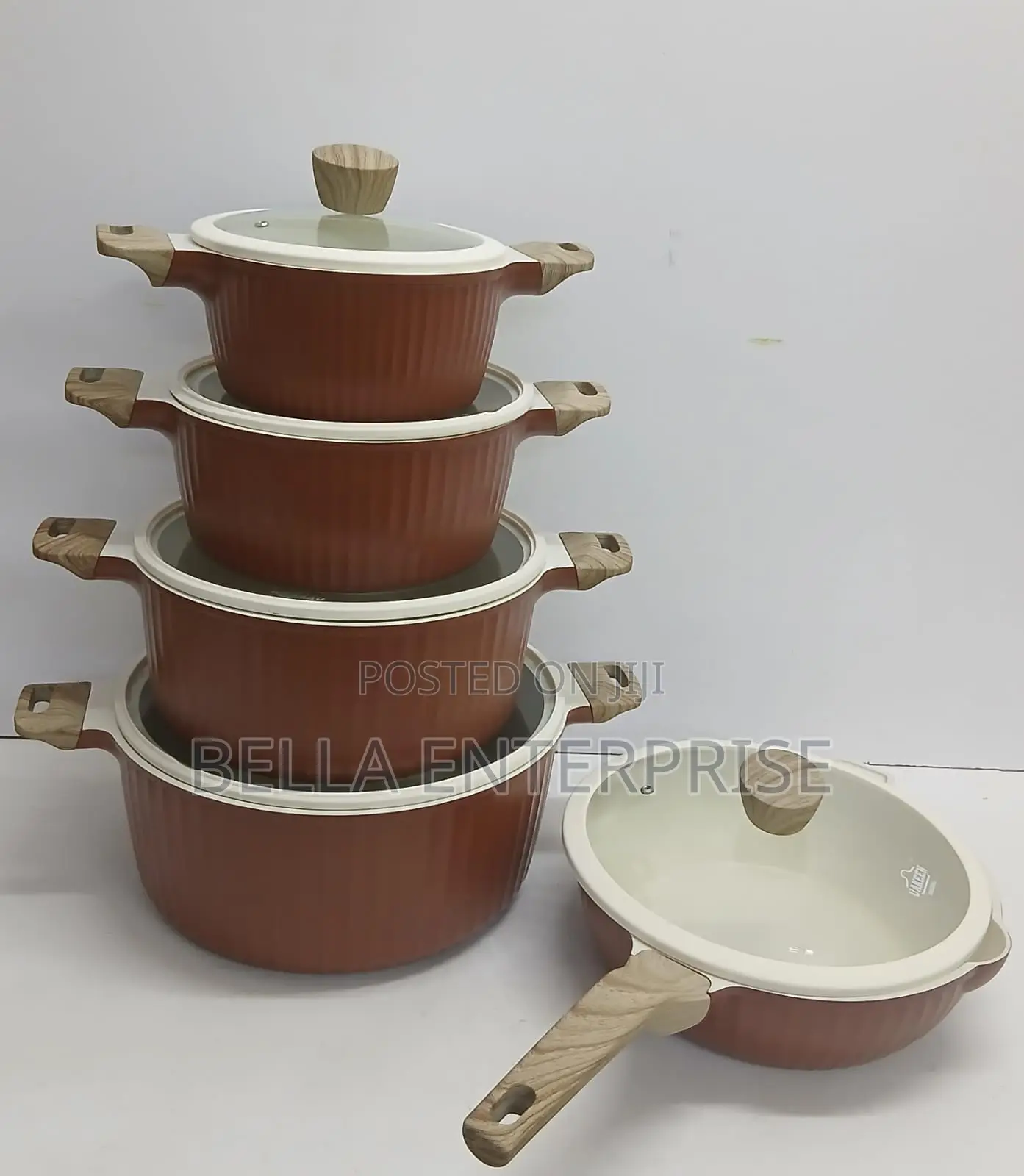 Premium High Quality Uakeen Nonstick Comes With Mirror Lid Polished