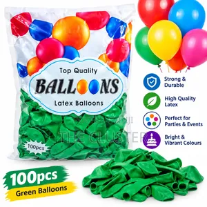 Safaricom Green 100psc Set Balloons