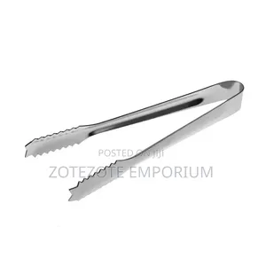 7 Inch Stainless Steel Ice Tong