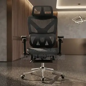 Office Chairs; Orthopedic High Backrest Executive Seat With Footrest