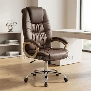 Padded Executive Leather Office Seat