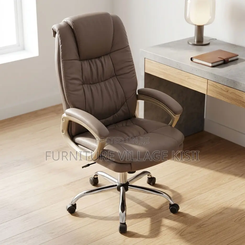 Padded Executive Leather Office Seat
