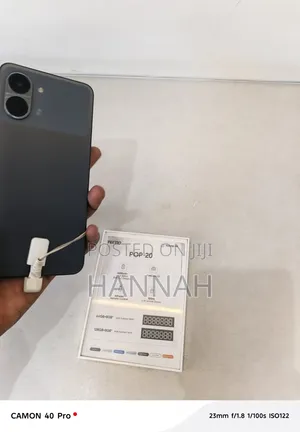 New Tecno Pop 20 128 GB Black