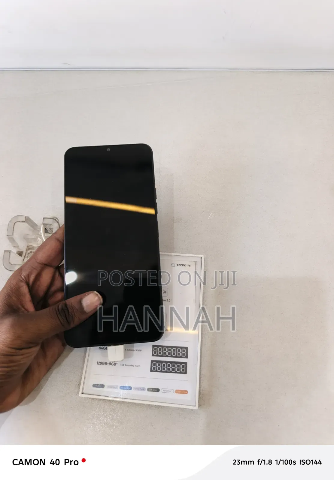 New Tecno Pop 20 128 GB Black