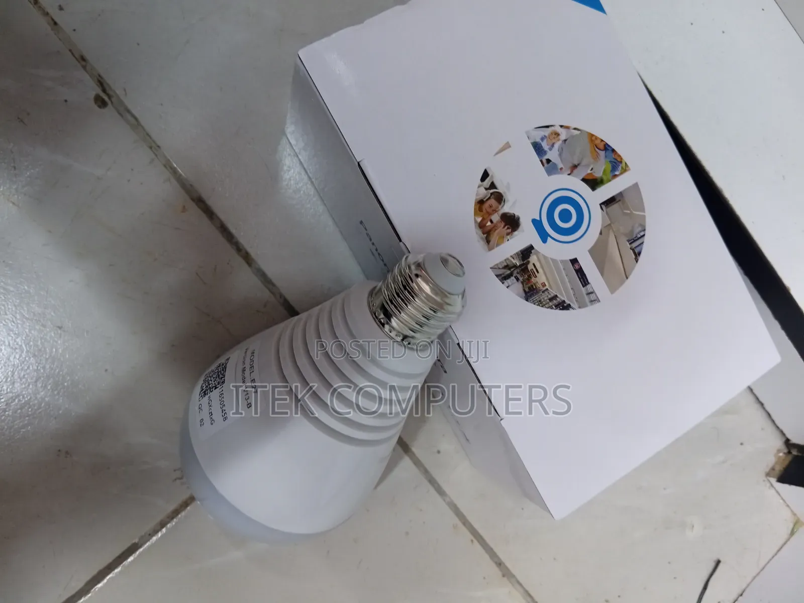 Compact V380 Pro WiFi Bulb Camera for Remote Home Monitoring