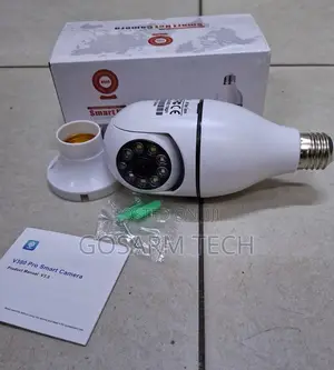 High Resolution Smart Net Camera Single Lens CCTV Bulb