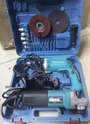 Makita Grider-Drill Combo 4"cutting Disck 4"grinding Disck Drill Bits