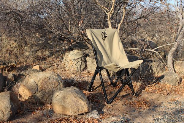 Eezi-Awn Beige K9 Fold a Chairs - main view