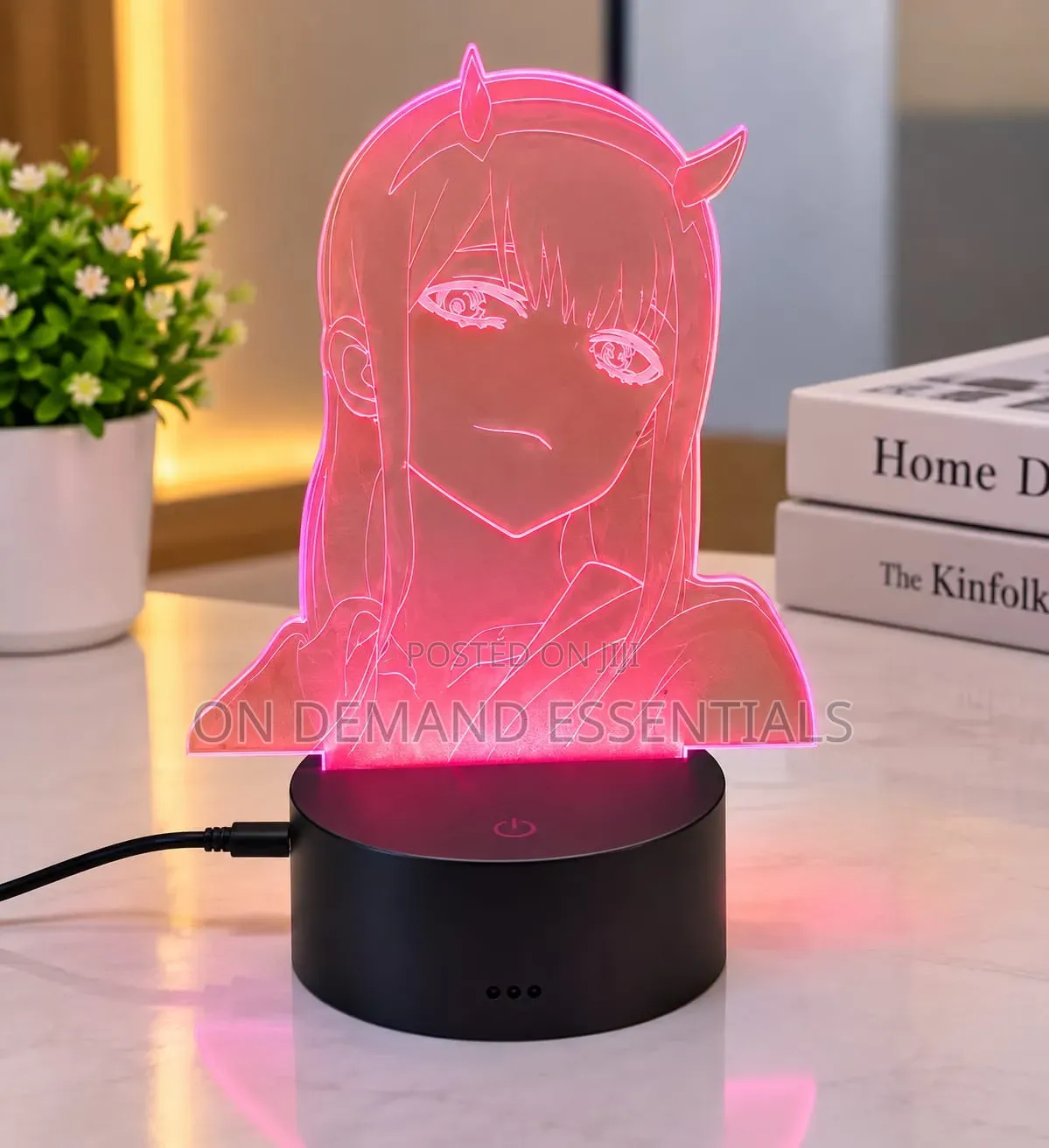 Anime Acrylic LED Night Light Eye-Catching Anime Character Design
