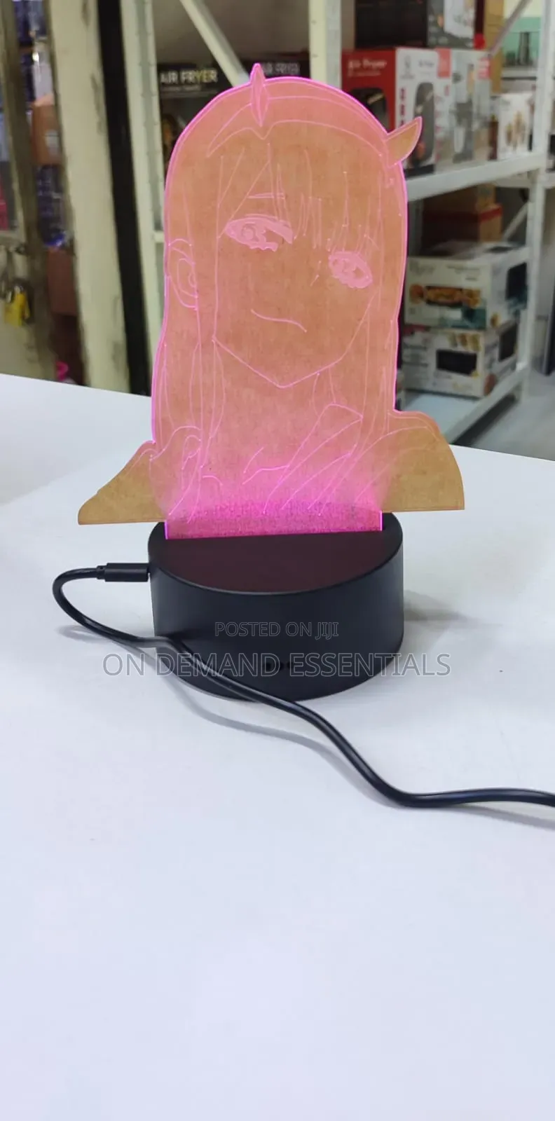 Anime Acrylic LED Night Light Eye-Catching Anime Character Design