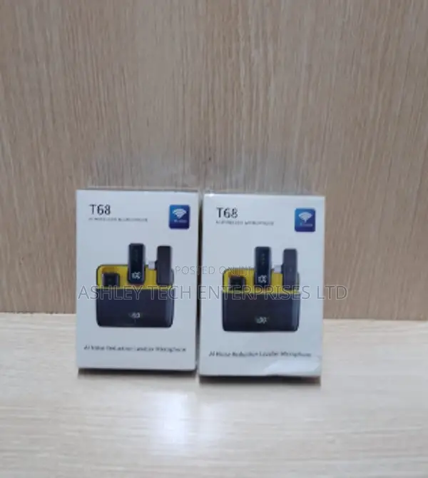 T68 Dual Lavalier Wireless Mic – Advanced Audio