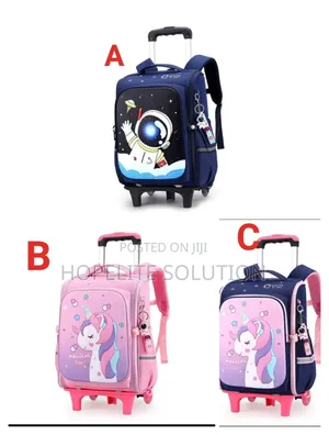 Rolling Trolley School Bag
