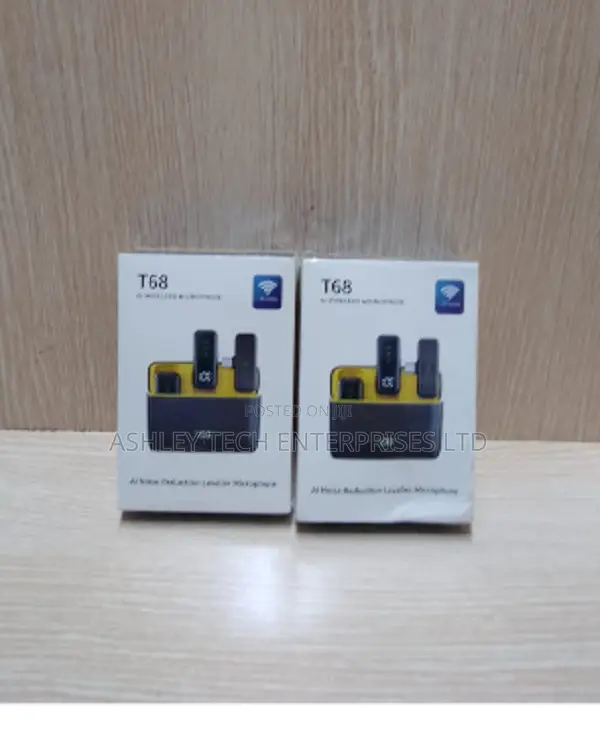 T68 Wireless Microphone Set – Dual Transmitter