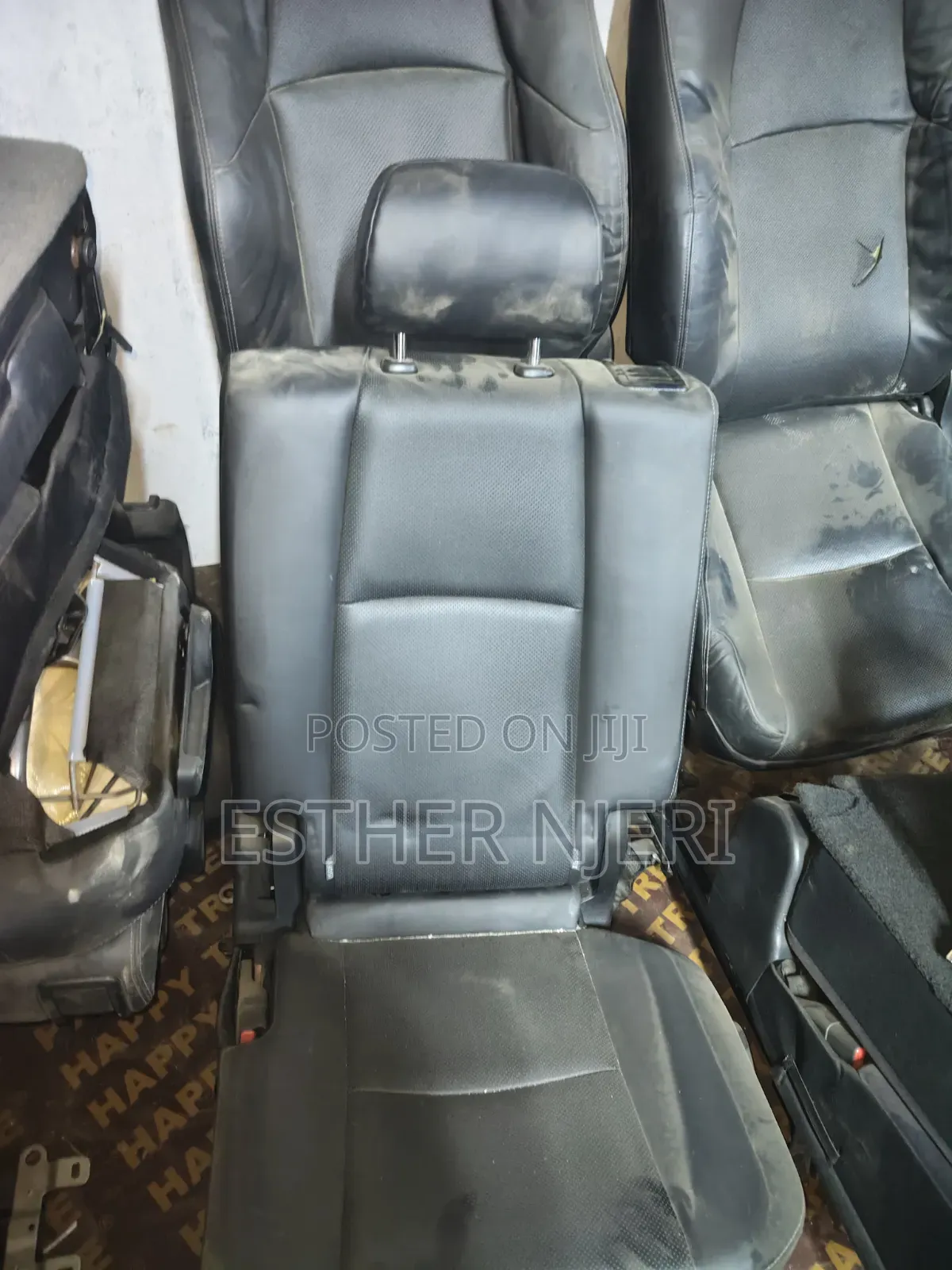 Ex Japan Leather Prado Third Raw Seat Available