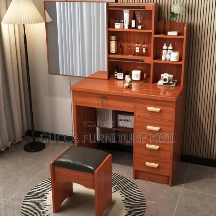 Sliding Mirror Vanity Dressing Table
