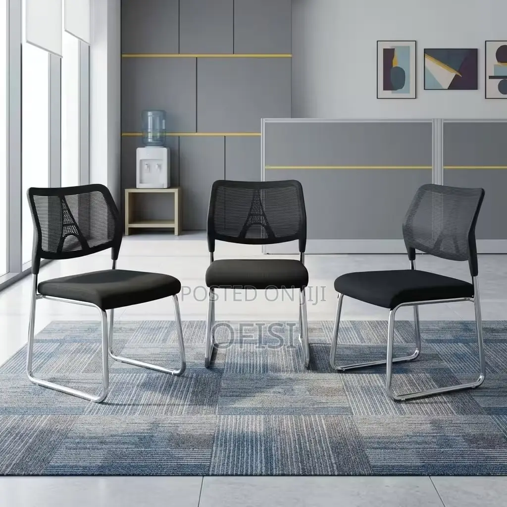 Office Chair; Stackable Mesh Visitor Office Chair