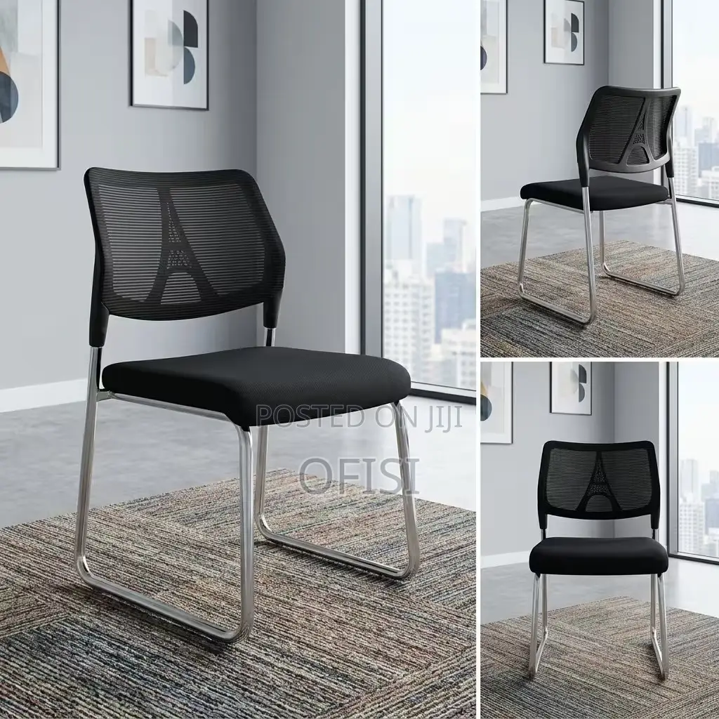 Office Chair; Stackable Mesh Visitor Office Chair