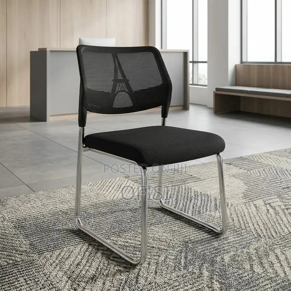 Office Chair; Stackable Mesh Visitor Office Chair