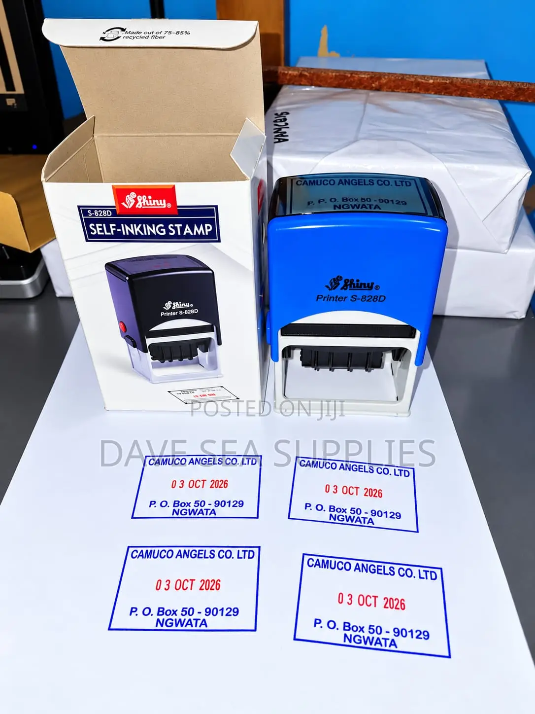 Self Inking Date Stamp