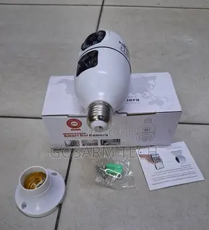Indoor Dual Lens Wireless Wifi Light Bulb Camera V380pro